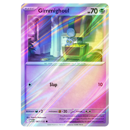 Pokemon - Mega Evolution - Base Set - Gimmighoul - 067/132 - (Reverse Holo)