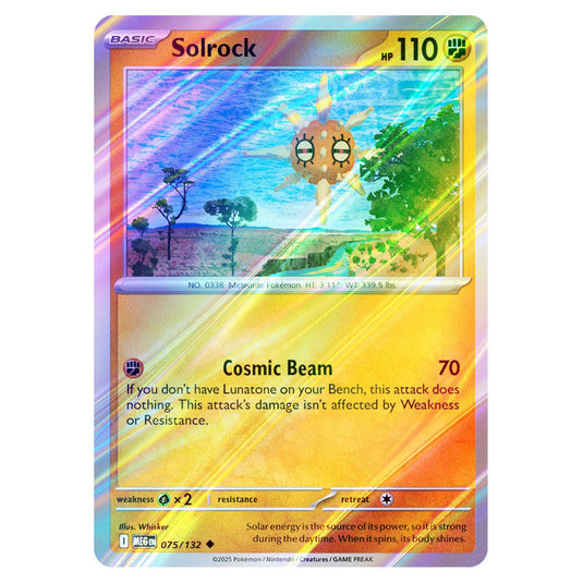 Pokemon - Mega Evolution - Base Set - Solrock - 075/132 - (Reverse Holo)