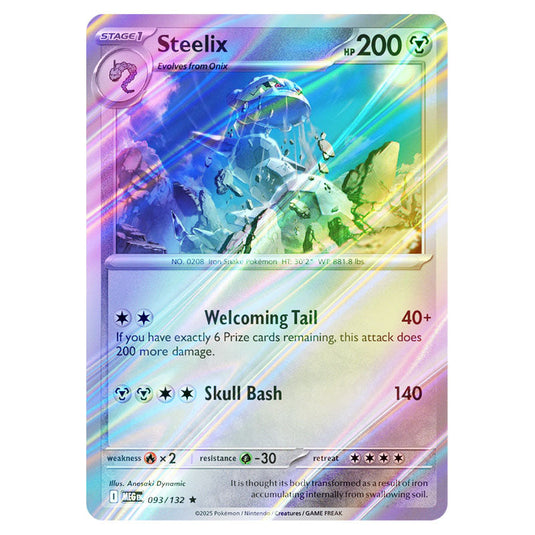 Pokemon - Mega Evolution - Base Set - Steelix - 093/132 - (Reverse Holo)