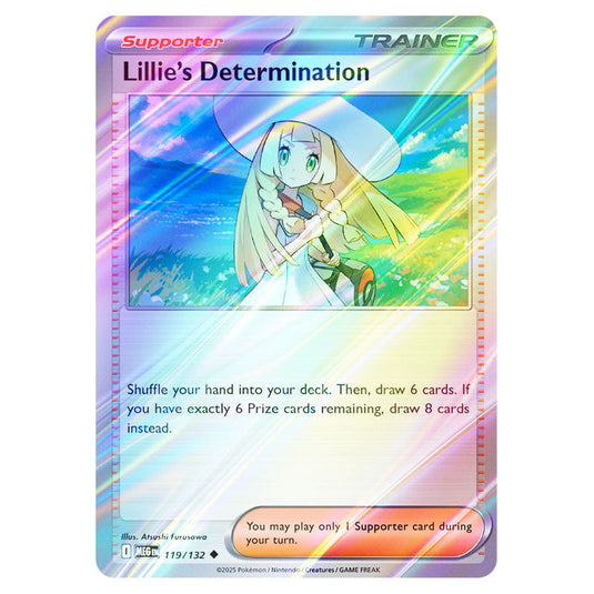 Pokemon - Mega Evolution - Base Set - Lillie's Determination - 119/132 - (Reverse Holo)