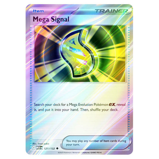Pokemon - Mega Evolution - Base Set - Mega Signal - 121/132 - (Reverse Holo)
