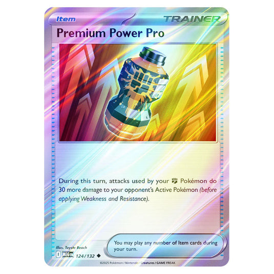 Pokemon - Mega Evolution - Base Set - Premium Power Pro - 124/132 - (Reverse Holo)