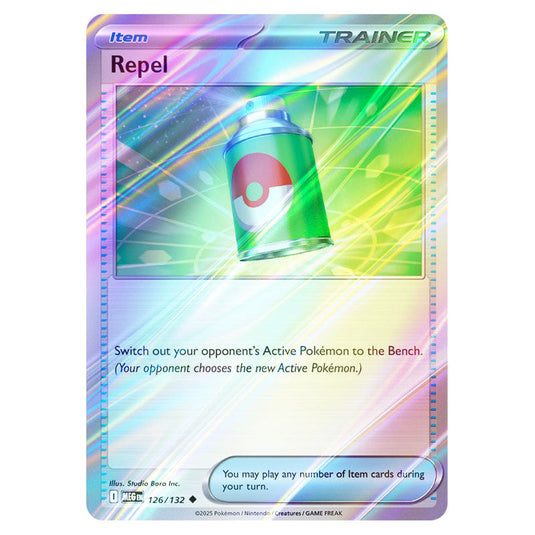 Pokemon - Mega Evolution - Base Set - Repel - 126/132 - (Reverse Holo) Pokemon - Mega Evolution - Base Set - Repel - 126/132 - (Reverse Holo)