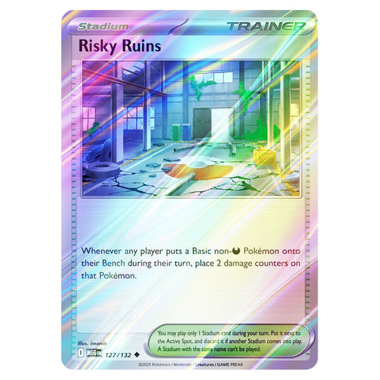 Pokemon - Mega Evolution - Base Set - Risky Ruins - 127/132 - (Reverse Holo)