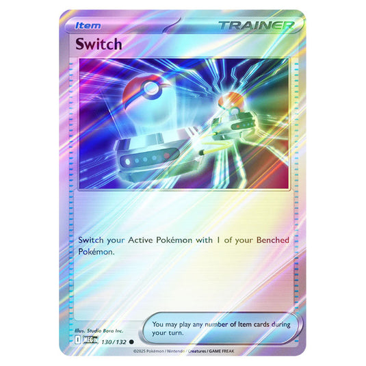 Pokemon - Mega Evolution - Base Set - Switch - 130/132 - (Reverse Holo)