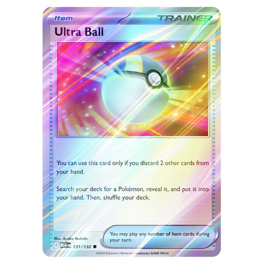 Pokemon - Mega Evolution - Base Set - Ultra Ball - 131/132 - (Reverse Holo)