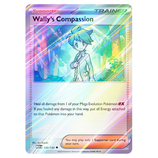 Pokemon - Mega Evolution - Base Set - Wally's Compassion - 132/132 - (Reverse Holo)