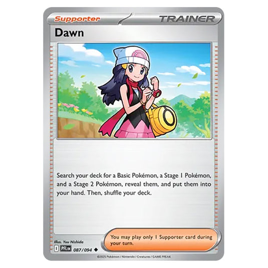 Dawn 087 card from the Pokemon set Mega Evolution - Phantasmal Flames