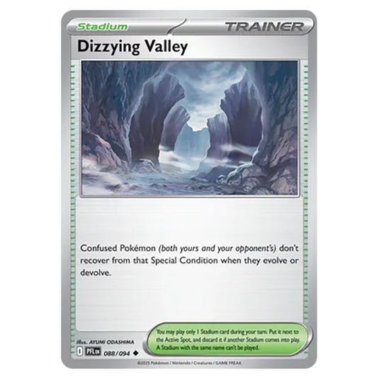 Dizzying Valley 088 reverse holo card from the Pokemon set Mega Evolution - Phantasmal Flames