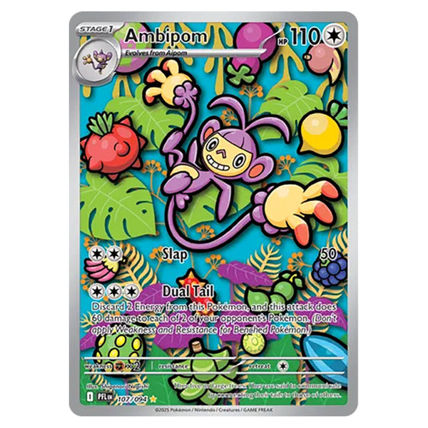 ambipom pokemon go card Pokemon - Mega Evolution - Phantasmal Flames - Ambipom