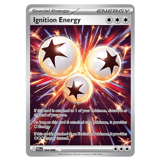 Ignition Energy 124 card from the Pokemon set Mega Evolution - Phantasmal Flames