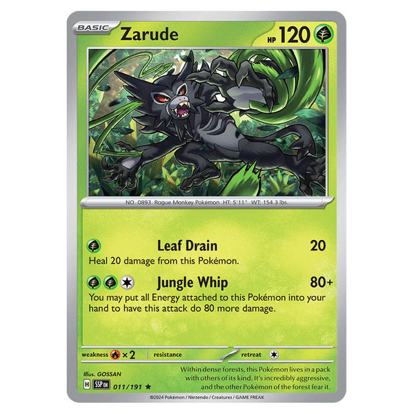 Pokemon - Scarlet & Violet - Surging Sparks - Zarude