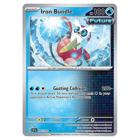 Iron Bundle 055 card from the Pokemon set Surging Sparks