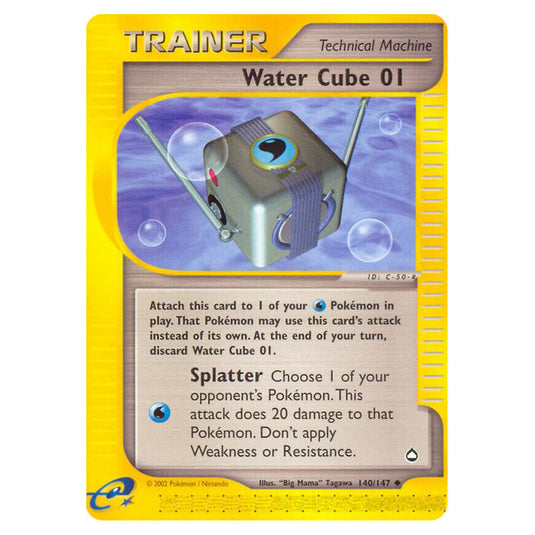Water Cube 01 140 card from the Pokemon set Aquapolis