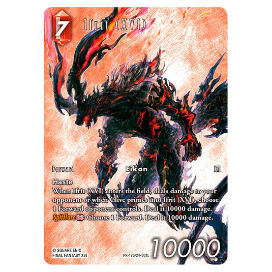 Final Fantasy - Hidden Legends - Ifrit (XVI) - 24-001L (Full Art Foil)