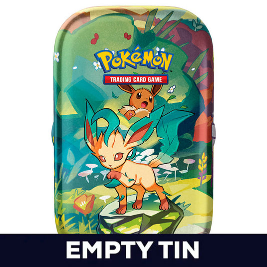 Pokemon - Scarlet & Violet - Prismatic Evolutions - Mini Tin - Leafeon (Empty)