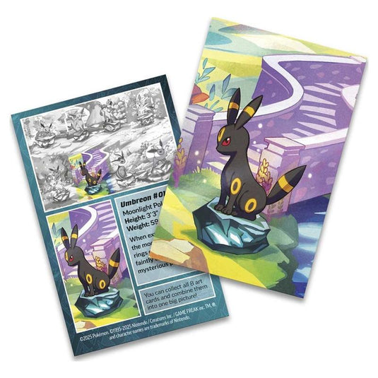 Pokemon - Scarlet & Violet - Prismatic Evolutions - Mini Tin - Umbreon Pokemon - Scarlet & Violet - Prismatic Evolutions - Mini Tin - Umbreon