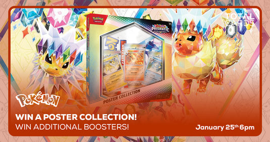 Pokémon - Win a Prismatic Evolutions Poster Collection - Saturday 1pm (25/01/25)