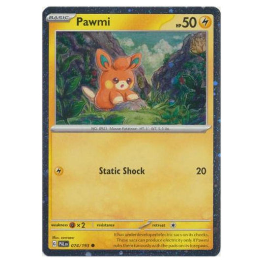 Pokemon - Scarlet & Violet - Paldea Evolved - Pawmi (Cosmo Holo) - 074/193