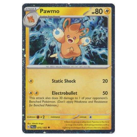 Pokemon - Scarlet & Violet - Paldea Evolved - Pawmo (Cosmo Holo) - 075/193
