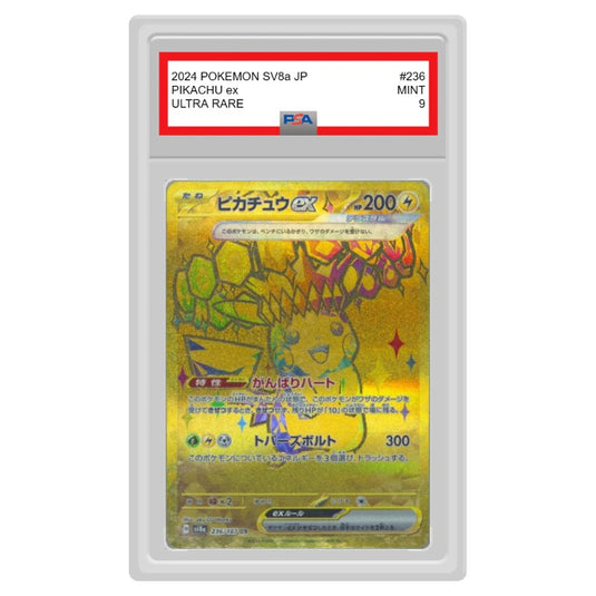 Pokemon - Terastal Festival - Pikachu ex - #236 (PSA 9 Graded Slab)