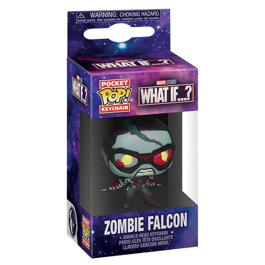 Pocket POP! Keychain - What If - Zombie Falcon - Keyring