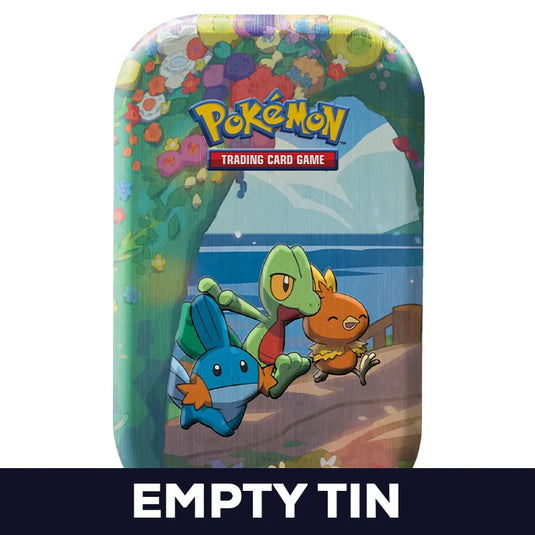 Pokemon - Celebrations - Mini Tins - Mudkip, Treecko and Torchic - Empty Mini Tin