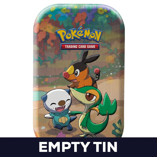 Pokemon - Celebrations - Mini Tins - Oshawott, Snivy and Tepig - Empty Mini Tin