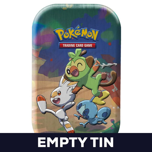 Pokemon - Celebrations - Mini Tins - Scorbunny, Grookey and Sobble - Empty Mini Tin