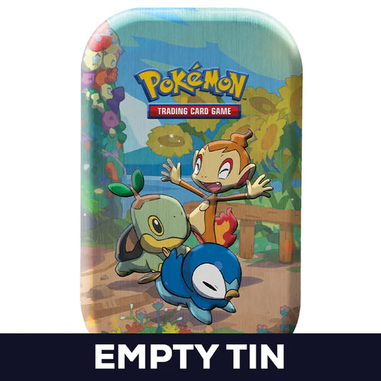 Pokemon - Celebrations - Mini Tins - Turtig, Chimchar and Piplup - Empty Mini Tin