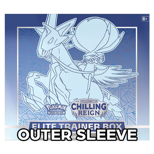 Pokemon - Chilling Reign - Ice Rider Calyrex - Elite Trainer Box - Outer Sleeve
