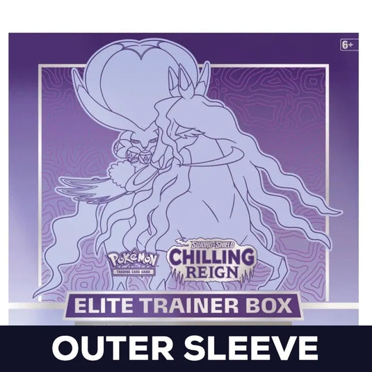 Pokemon - Chilling Reign - Ice Rider Calyrex - Elite Trainer Box - Outer Sleeve