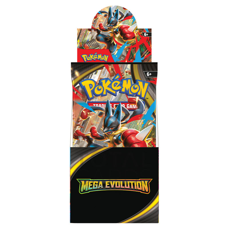 Pokemon - Mega Evolution - Base Set - Half Booster Box (18 Boosters) Pokemon - Mega Evolution - Base Set - Half Booster Box (18 Boosters)