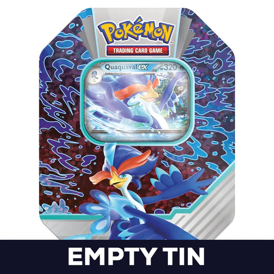 Pokemon - Paldea Partners Tin - Quaquaval - Empty Tin