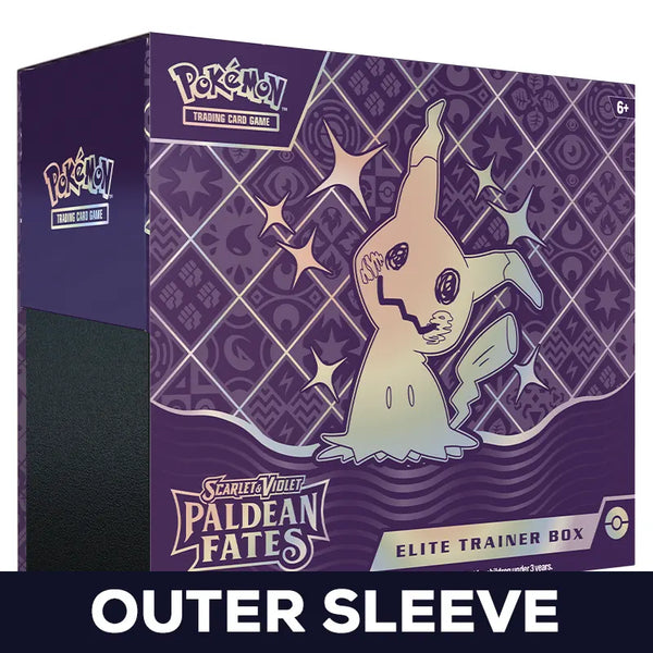 paldean fates card sleeves Pokemon - - Elite Trainer Box Violet—Paldean Fates expansion! 3 Pack of Pokemon Sleeve Type:Sleeve (2.5