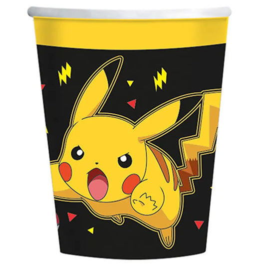 Pokemon -Pikachu - 237ml Paper Cups (Pack of 8)