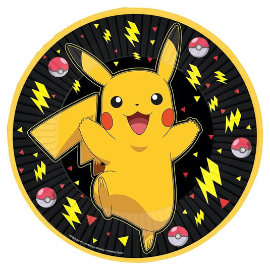 Pokemon - Pikachu - 32cm Paper Plates (Pack of 8)