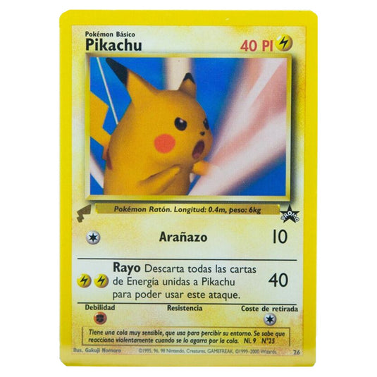 Pokemon - Pikachu World Collection - Pikachu - 26 Spanish Good Pokemon - Pikachu World Collection - Pikachu - 26 Spanish Good