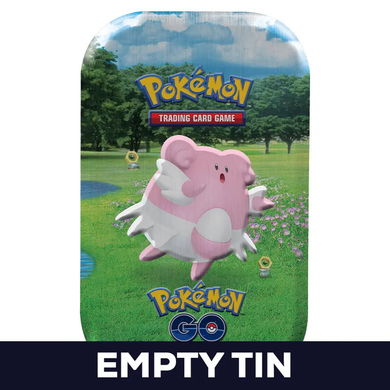 Empty Pokemon Pokemon - Pokemon Go - Mini Tins - Blissey & Meltan - Empty Mini Tin