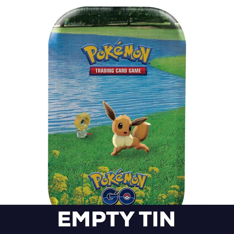 Empty Pokemon Pokemon - Pokemon Go - Mini Tins - Eevee & Meltan - Empty Mini Tin