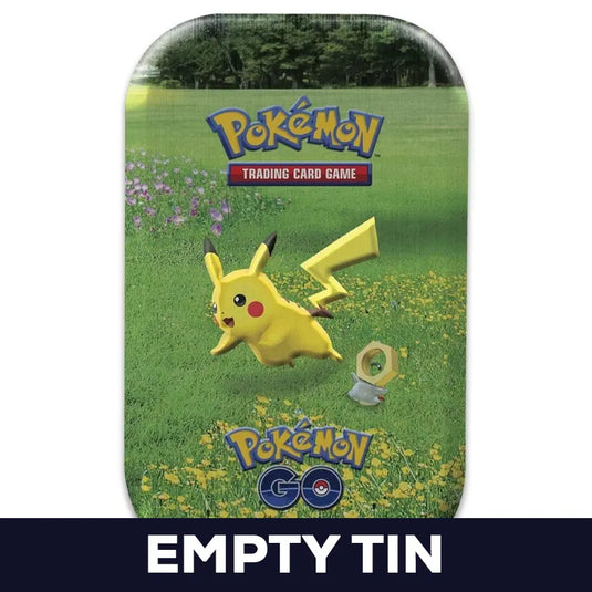 Pokemon - Pokemon Go - Mini Tins - Pikachu & Meltan - Empty Mini Tin