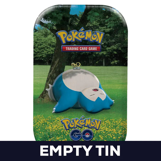 Pokemon - Pokemon Go - Mini Tins - Snorlax & Meltan - Empty Mini Tin