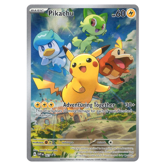 Pokemon - SV Black Star Promos - Pikachu SVP027