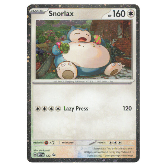 Pokemon - SV Black Star Promos - Snorlax SVP122