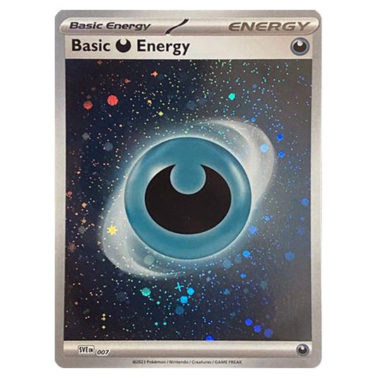 Pokemon - Scarlet & Violet - 151 - Darkness Energy SVE 007 (Cosmo Holo)