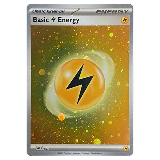 Pokemon - Scarlet & Violet - 151 - Lightning Energy SVE 004 (Cosmo Holo)