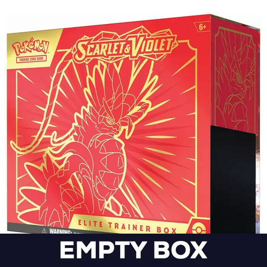 Pokemon - Scarlet & Violet - Empty Elite Trainer - Storage Box (Koraidon)