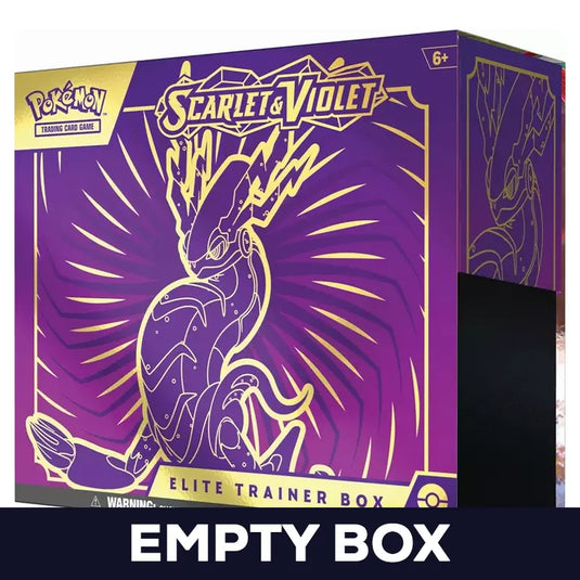 Pokemon - Scarlet & Violet - Empty Elite Trainer - Storage Box (Miraidon)