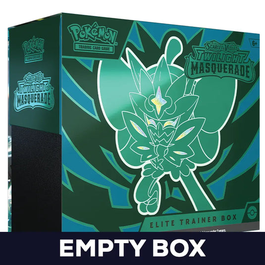 Pokemon - Scarlet & Violet - Twilight Masquerade - Empty Elite Trainer - Storage Box