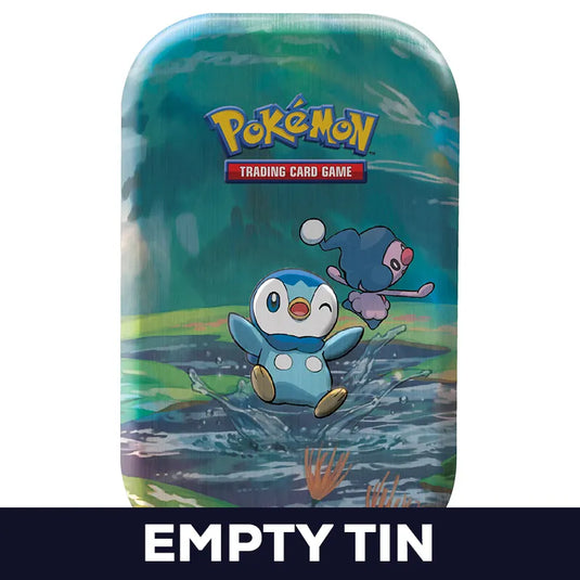 Pokemon - Sinnoh Stars - Mini Tins - Piplup & Mime Jr. - Empty Mini Tin